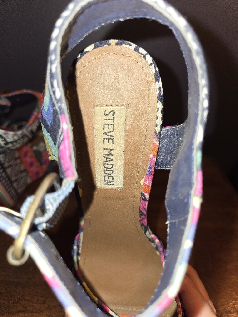 Steve Madden Winonna Wedges Women's Size 7.5 - Picture 8 of 14